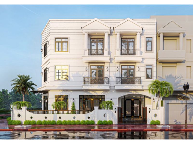Nhà 2 mặt tiền 3 tầng mặt tiền 8m