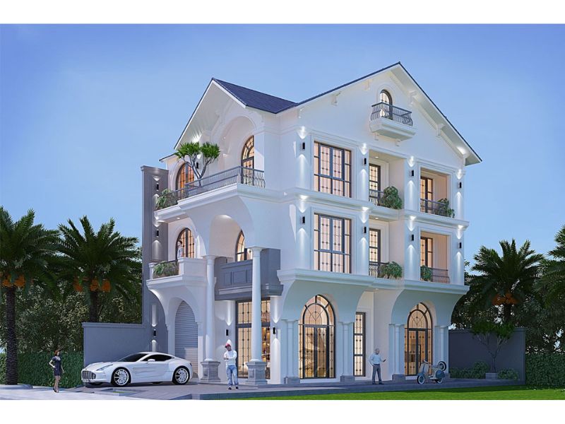 Theo dõi cách tính tổng chi phí xây dựng biệt thự 3 tầng