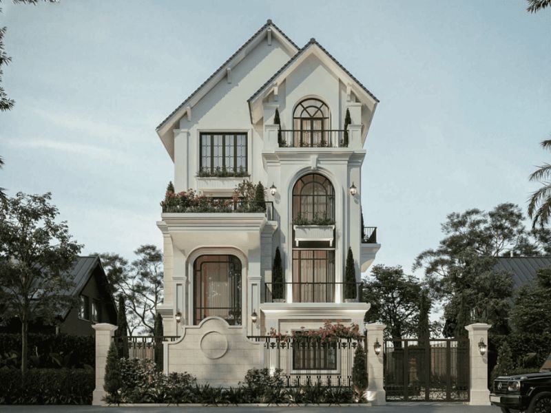 Biệt thự 4 tầng 300m2 sang trọng và đẳng cấp
