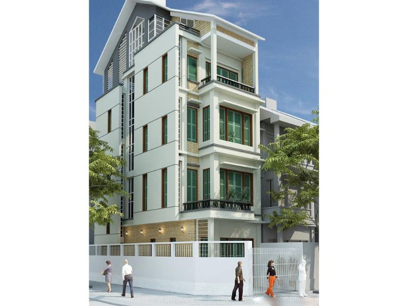 Kiến trúc nhà 100m2 đẳng cấp của ông Nam có thang máy