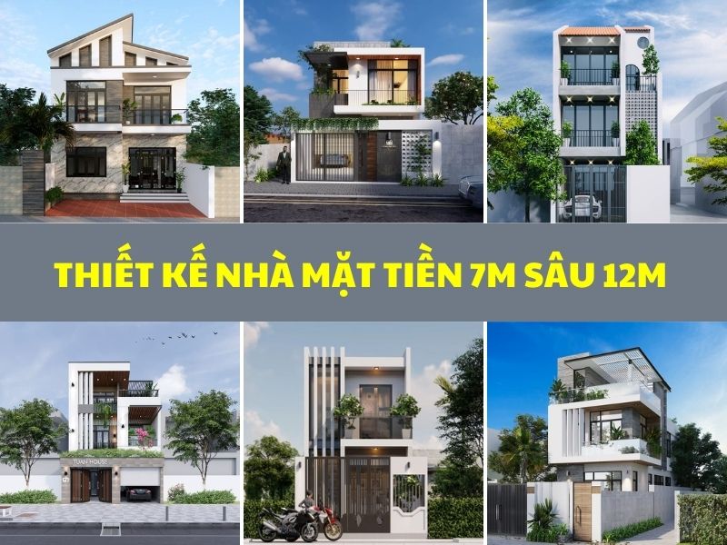 Giới thiệu các mẫu nhà 7x12m hiện đại vạn người mê
