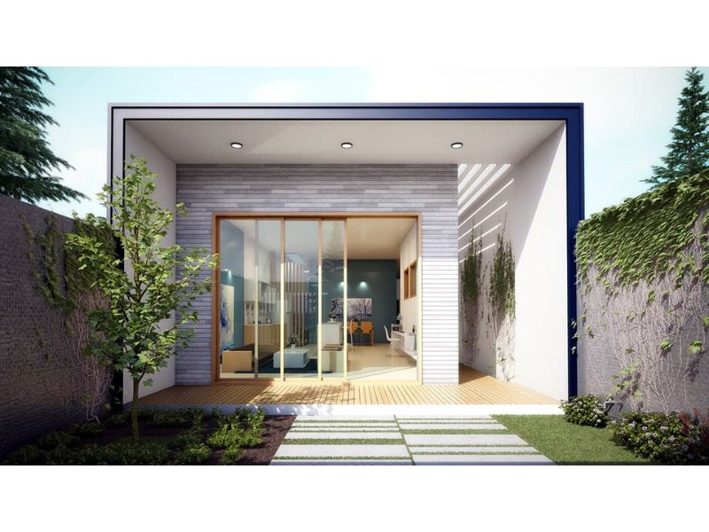 Không gian sống đơn giản của mẫu nhà 1 tầng