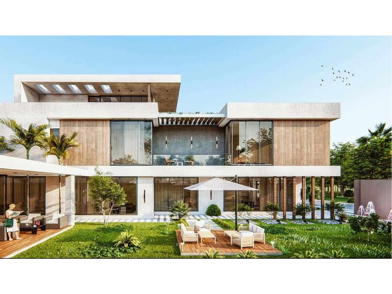 Thiết kế nhà vườn 300m2 2 tầng hiện đại thể hiện sự đẳng cấp 