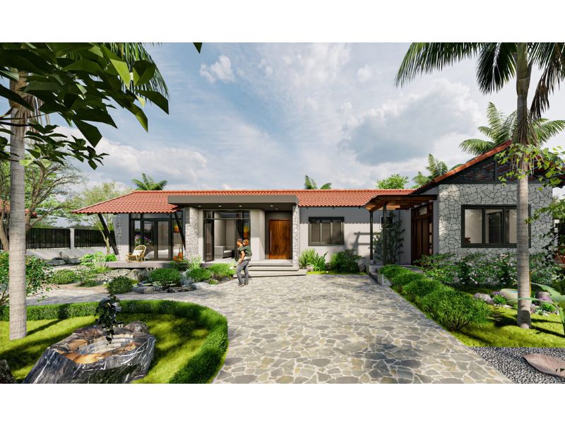 Tận hưởng những phút giây thư giãn nơi nhà vườn 300m2