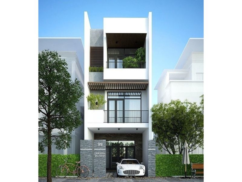 Nhà phố 3 tầng có thêm gara đẳng cấp