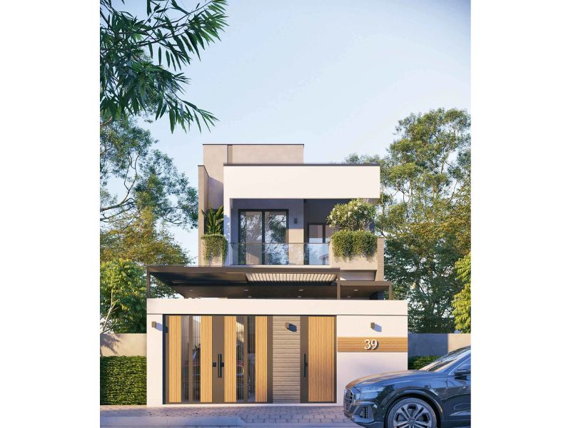 Xây nhà 1 trệt 1 lầu với thiết kế thông minh tối ưu ánh sáng và thông gió ngân sách dưới 1,6 tỷ