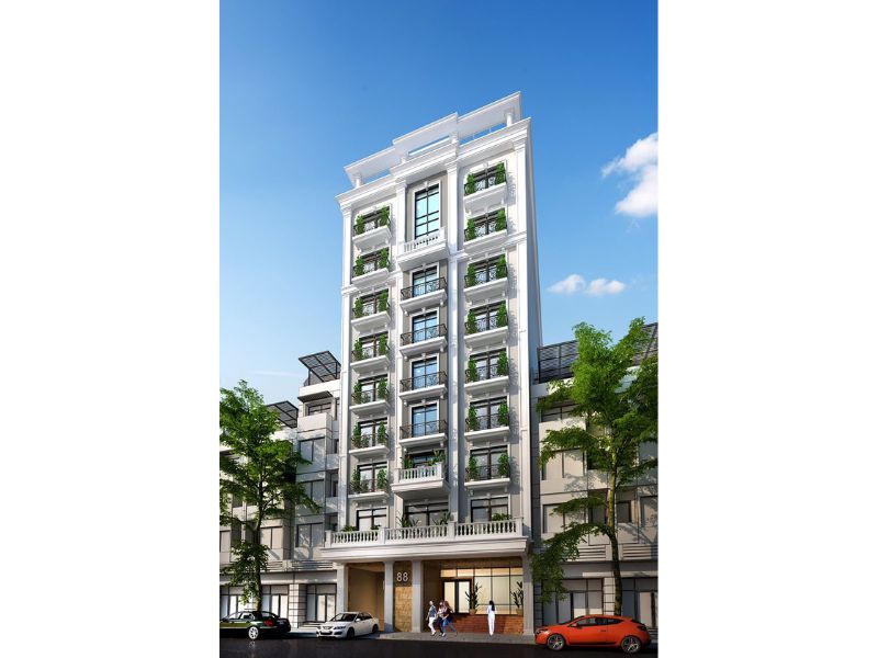 Chung cư mini 200m2 có tầng hầm
