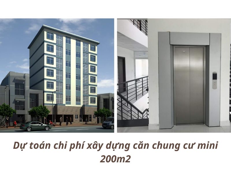 Dự toán chi phí xây dựng căn chung cư mini 200m2