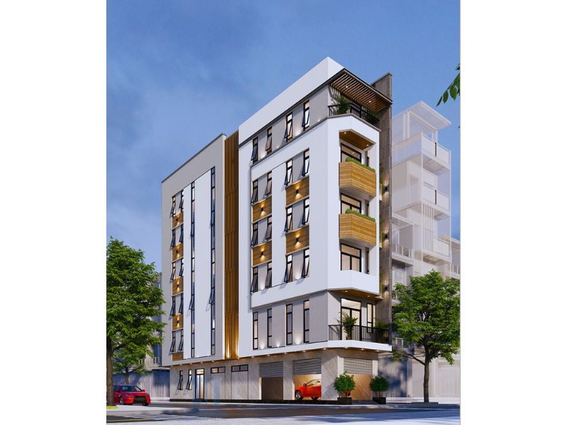 Chung cư mini kiến trúc hiện đại đẹp mắt