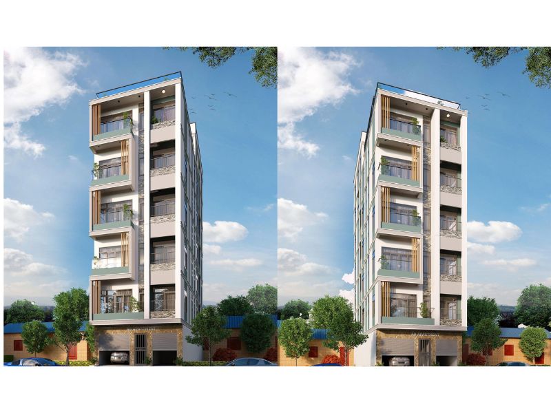 Kiến trúc chung cư mini 200m2 sang trọng