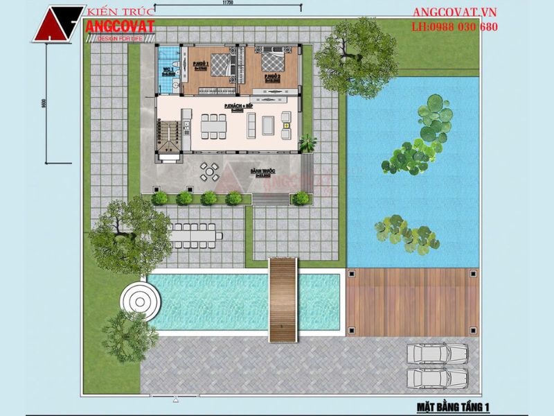 Gợi ý cách bố trí công năng cho nhà cấp 4 3 phòng ngủ ở nông thôn