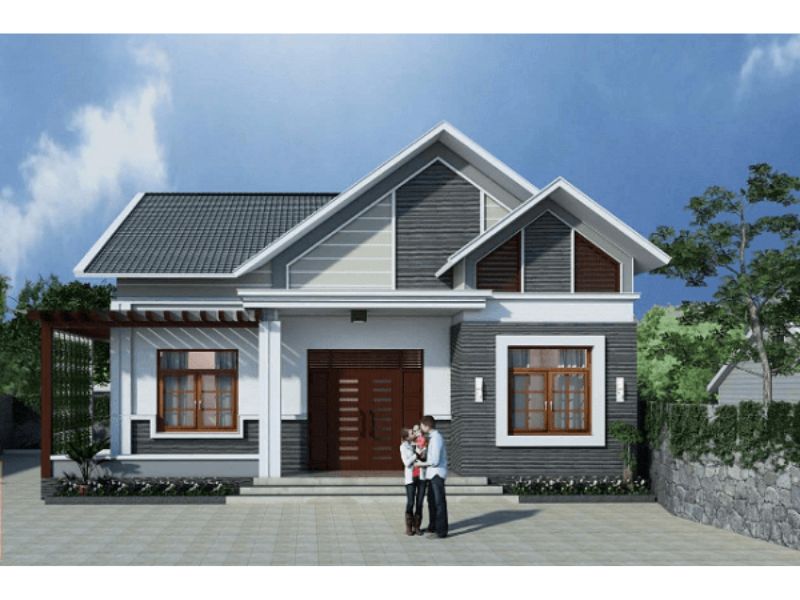 Nhà 1 tầng đơn giản và đẹp
