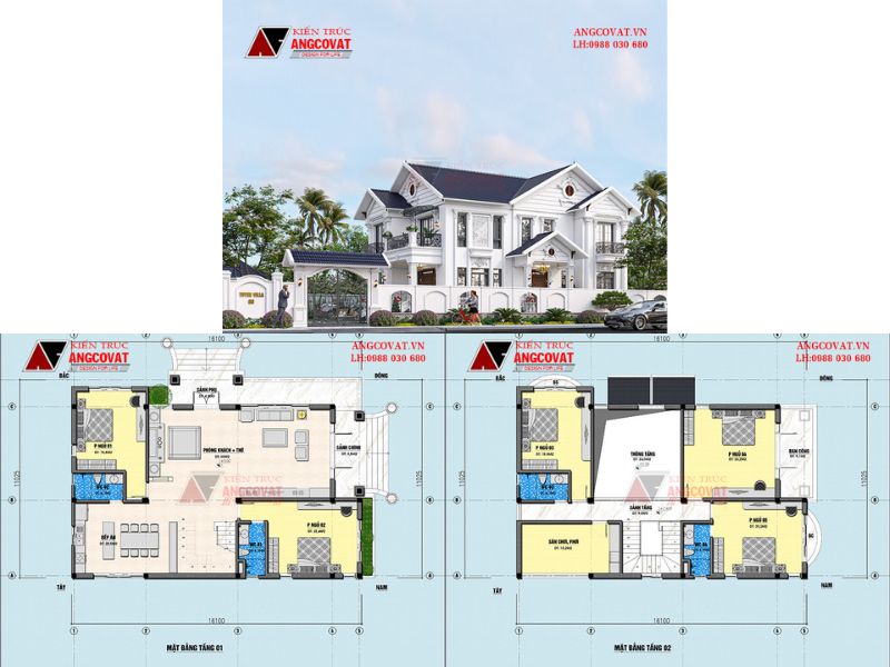 Biệt thự 2 tầng 300m2 sang trọng và đẳng cấp