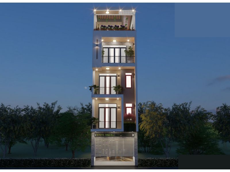 Chung cư mini thiết kế khe thoáng giúp lưu thông luồng gió hiệu quả 