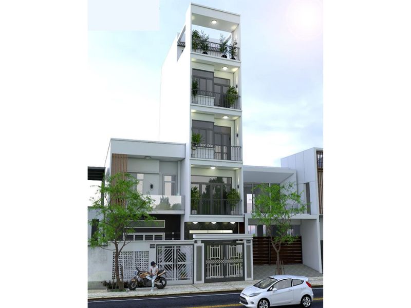 Mẫu chung cư mini 80m2 hiện đại, đơn giản 