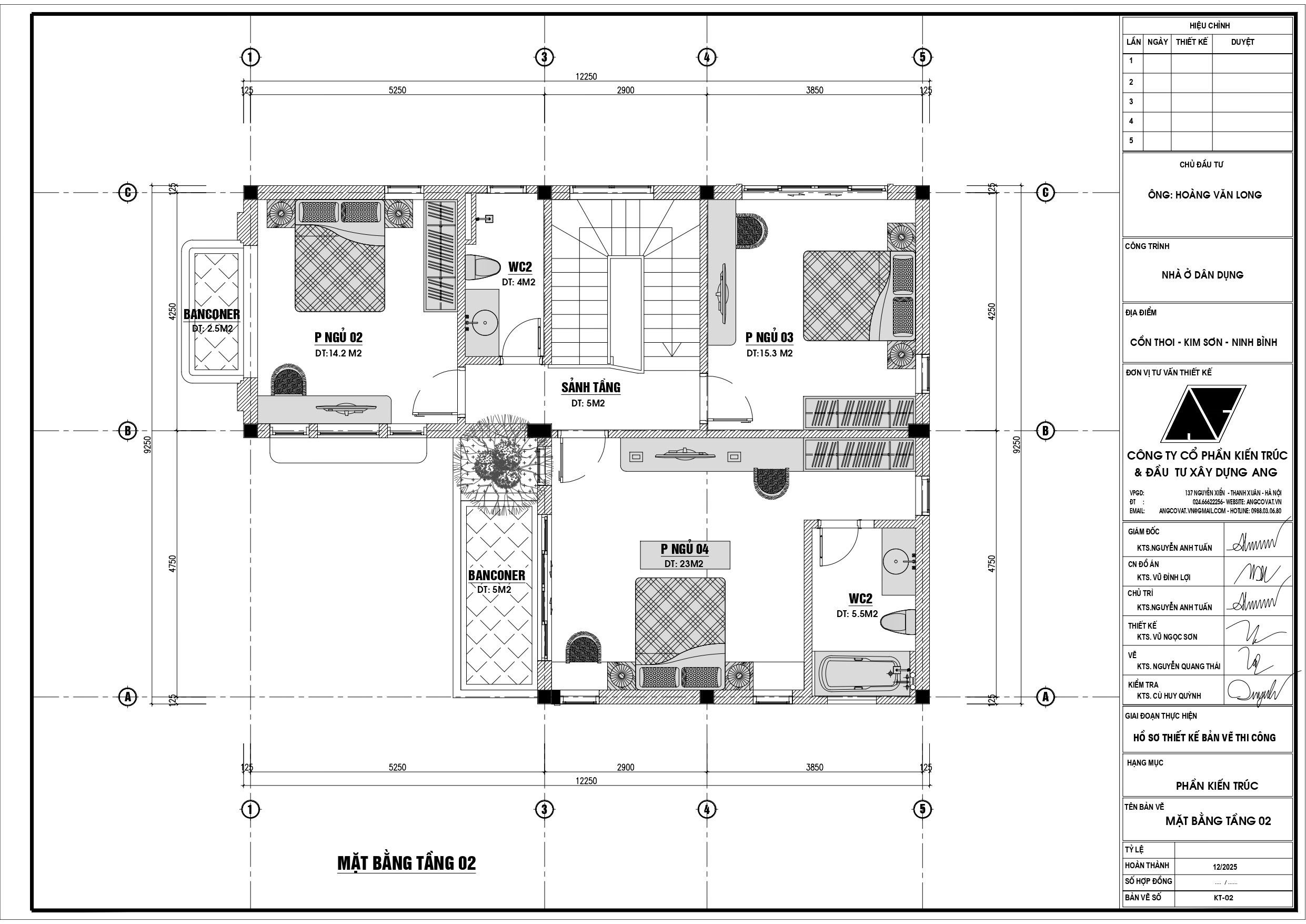 Thiết kế biệt thự 2 tầng chữ L đẹp 