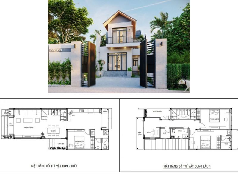 Nhiều gia chủ yêu thích mặt bằng nhà phố 6x18m