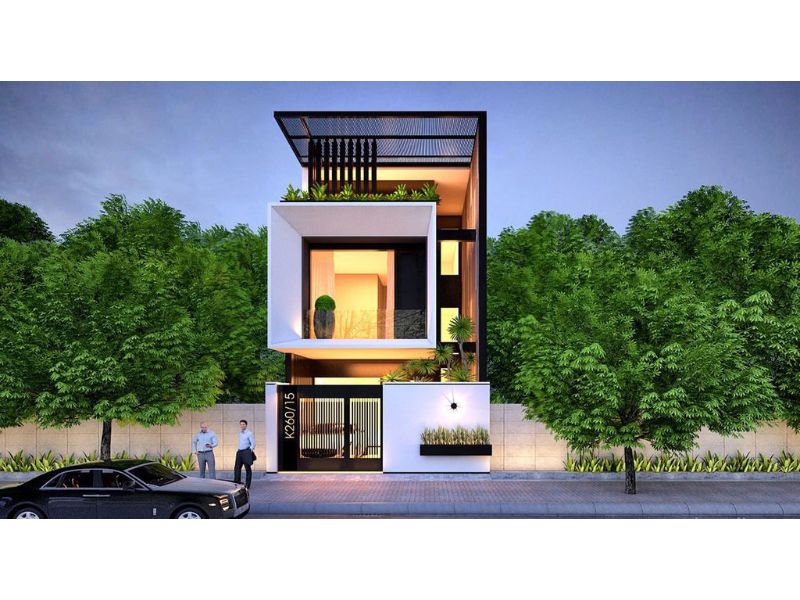 Phong cách sống hiện đại trong mẫu nhà 3 tầng