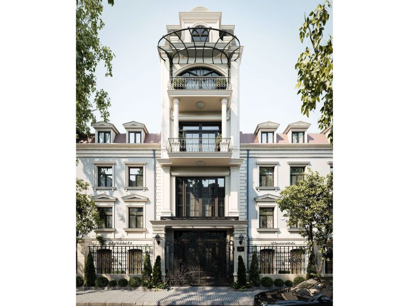 Nhà phố 4 tầng tân cổ tại Hải Phòng