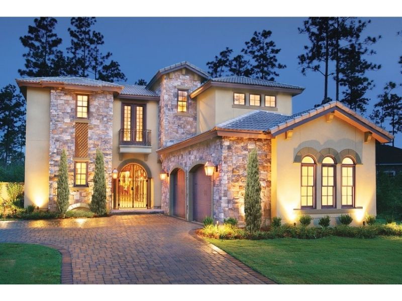 Xây biệt thự nhà vườn 150m2 hơi hướng địa trung hải