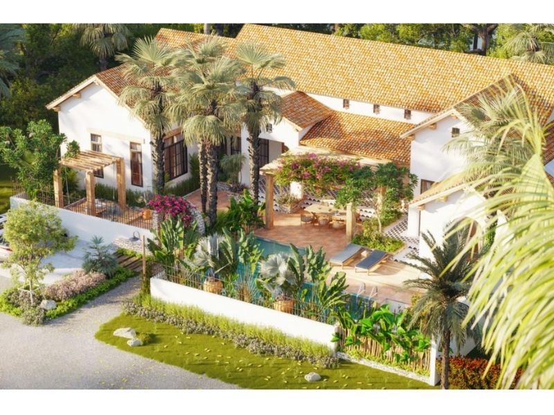 Biệt thự nhà vườn 150m2 phóng khoáng, độc đáo