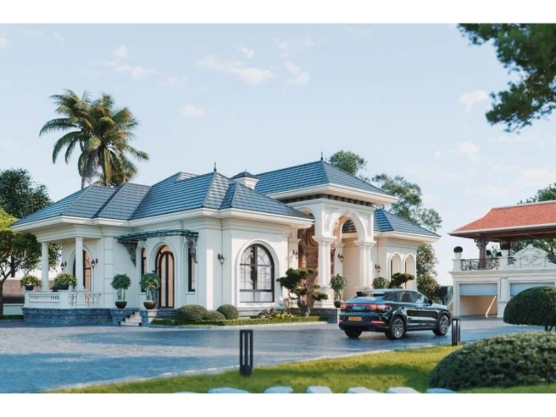 Sử dụng gam màu trung tính nhẹ nhàng nhưng nổi bật sự sang trọng, đẳng cấp