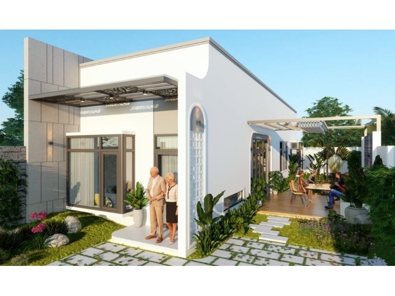 Thiết kế nhà vườn 1000m2 vừa đảm bảo tính thẩm mỹ lại tiết kiệm chi phí 