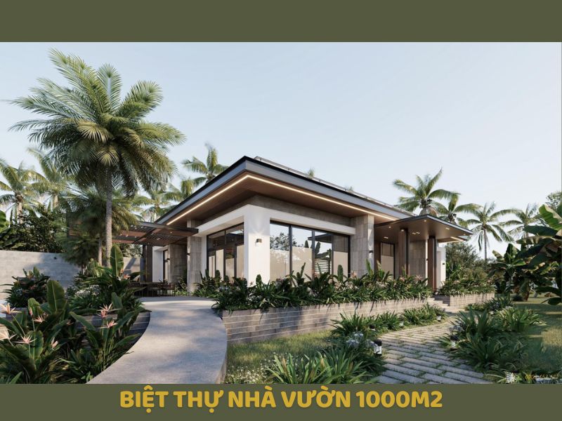 Thiết kế hài hòa trong thiết kế hiện đại và cảnh quan sân vườn đẹp mắt