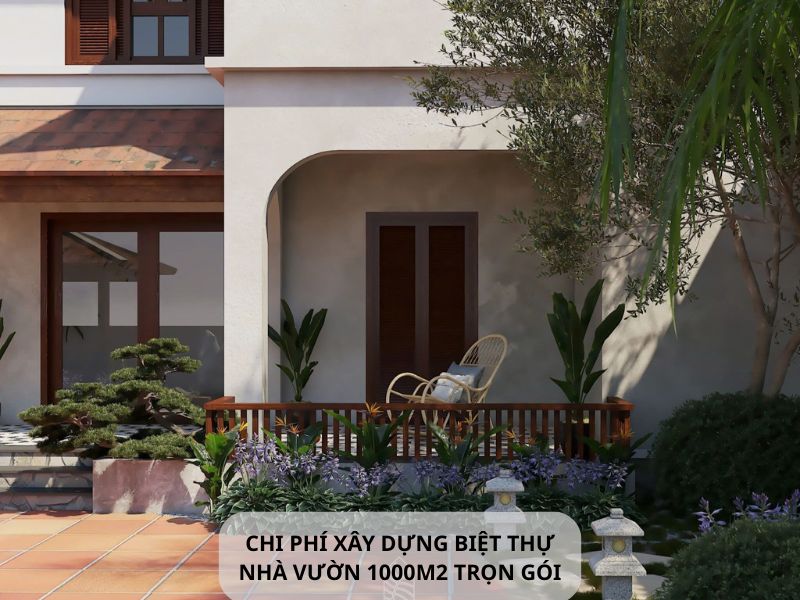 Thiết kế ban công với tiểu cảnh xây xanh, chậu hoa tạo không gian giải trí cực thư giãn