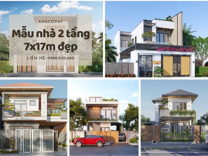 Tham khảo mẫu nhà 2 tầng 7x17m vừa đẹp vừa tiện nghi
