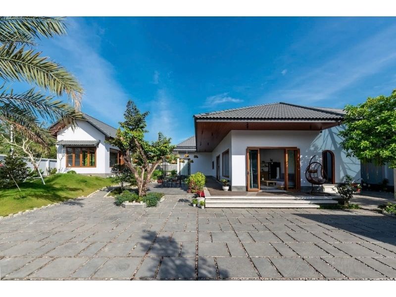 Mẫu nhà vườn 1 tầng 800m2 mái Nhật đúng chuẩn nghỉ dưỡng