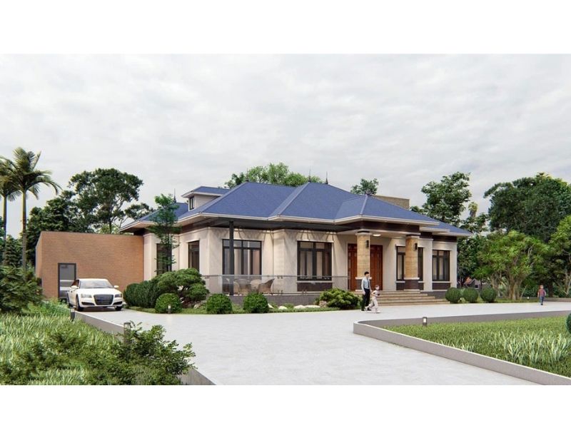 Thiết kế nhà vườn 800m2 mang tới nhiều ưu điểm vượt trội, kiến tạo không gian sống hoàn hảo.