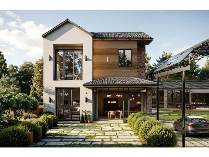 Công trình nhà vườn 800m2 hiện đại, sang trọng
