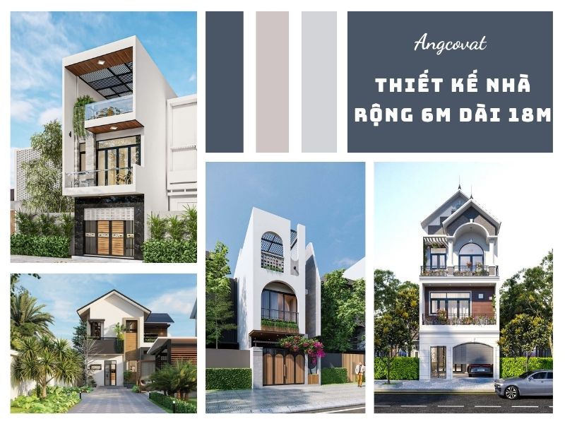 Chia sẻ các thiết kế nhà rộng 6m dài 18m đẹp ngây ngất
