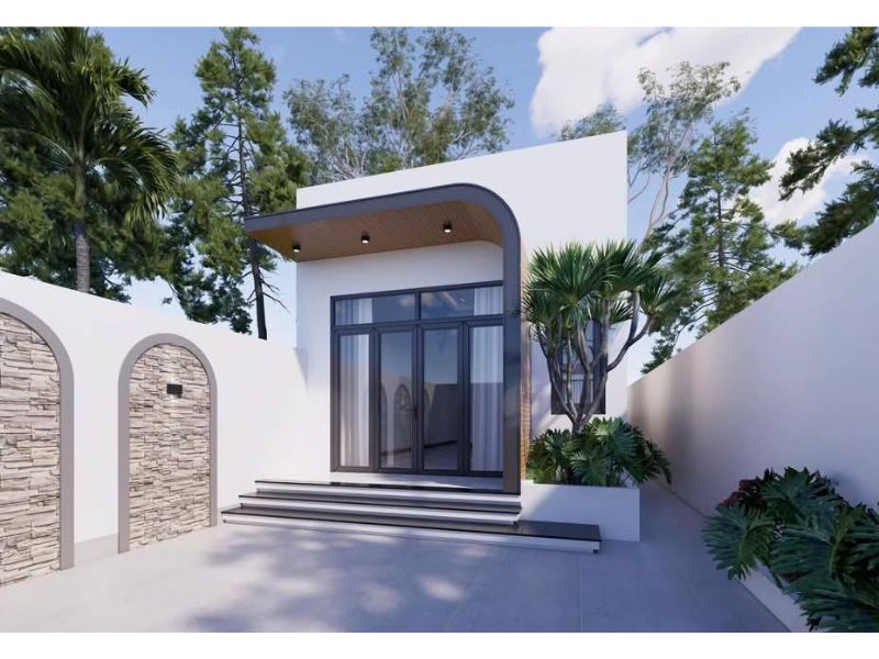 Mẫu nhà rộng 6m và dài 18m 1 tầng đơn giản, tiết kiệm chi phí 