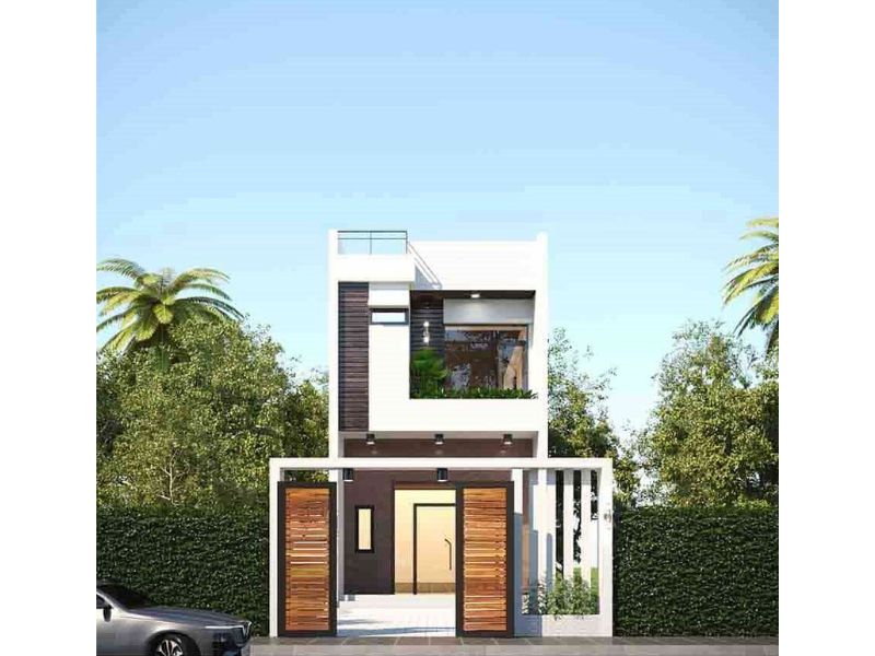 Xây nhà rộng 6m và dài 18m 3 phòng ngủ đơn giản