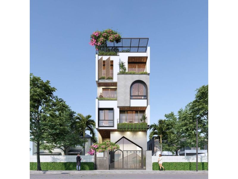 Chia sẻ thiết kế nhà 3 tầng 7 5x20m vừa ở vừa kết hợp kinh doanh 