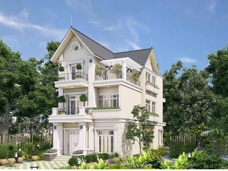 Tiểu cảnh cây xanh bố trí ở mặt tiền nhà 7x15m vừa tăng vẻ đẹp thu hút lại giúp không gian sống luôn trong lành, mát mẻ