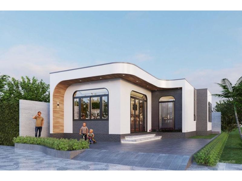 Thiết kế nhà cấp 4 3 phòng ngủ nhỏ gọn, tiện nghi 