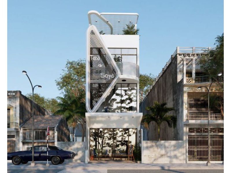 Thiết kế nhà 5x15m có thang máy vừa ở vừa kinh doanh 