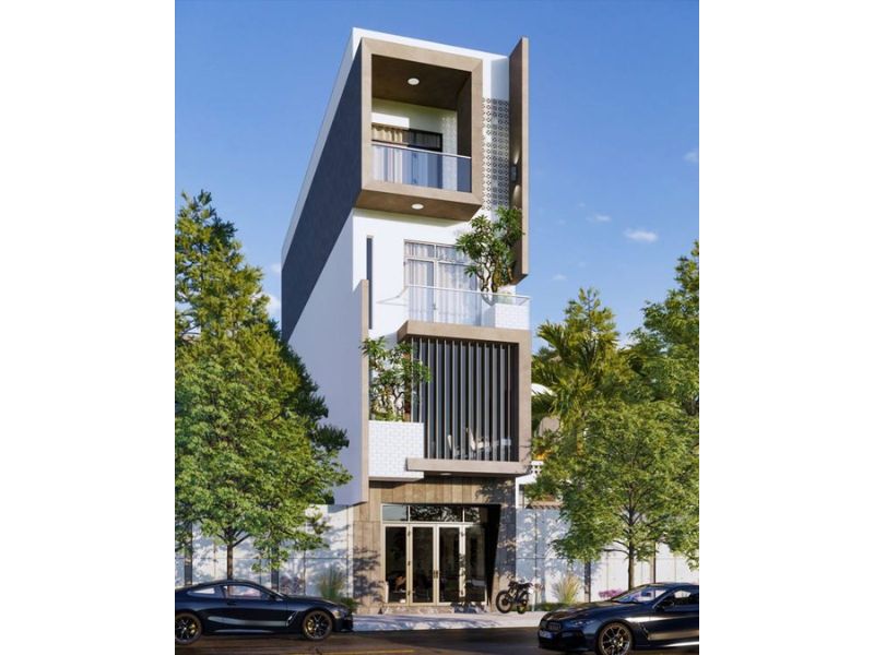 Thiết kế nhà 4 tầng 50m2 tiết kiệm chi phí