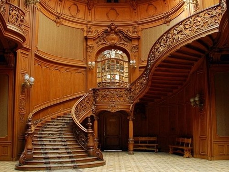 thiết kế mẫu cầu thang cổ điển 