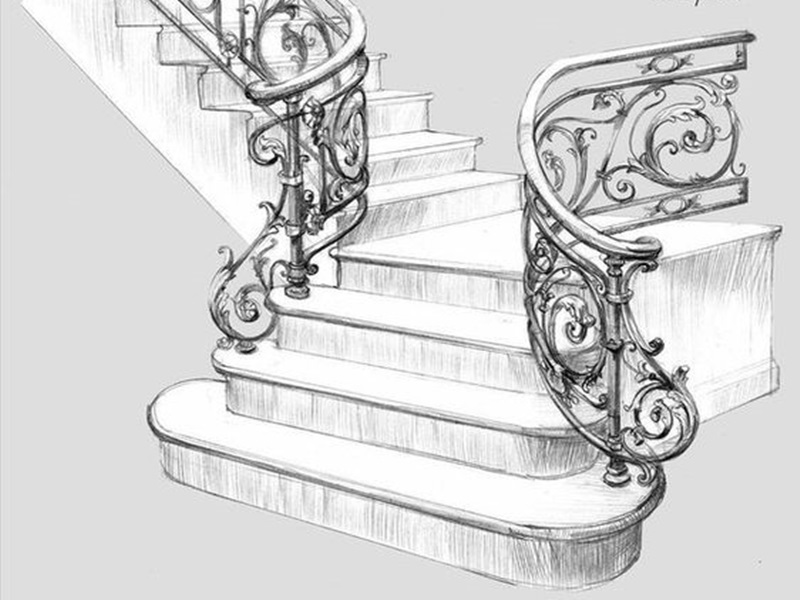 Cách vẽ cầu thang nhanh và đẹp