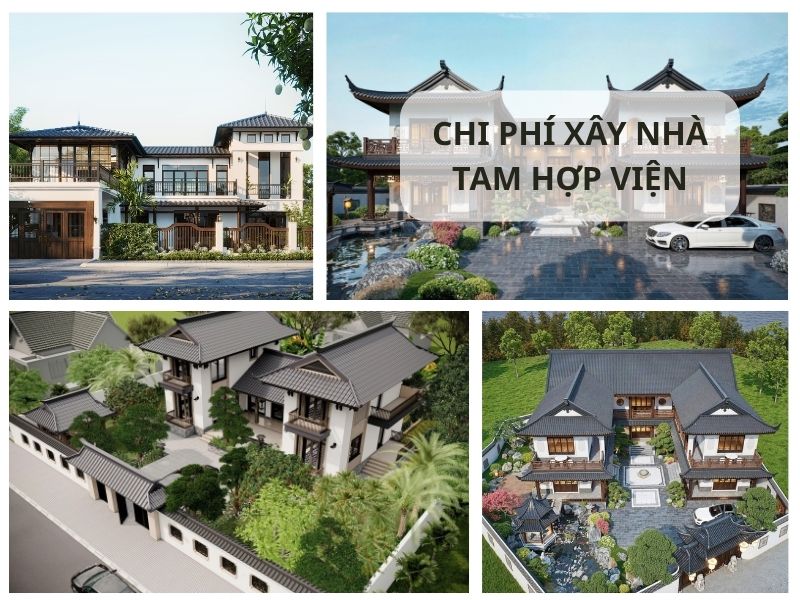 Xác định chi phí xây nhà tam hợp viện chuẩn xác