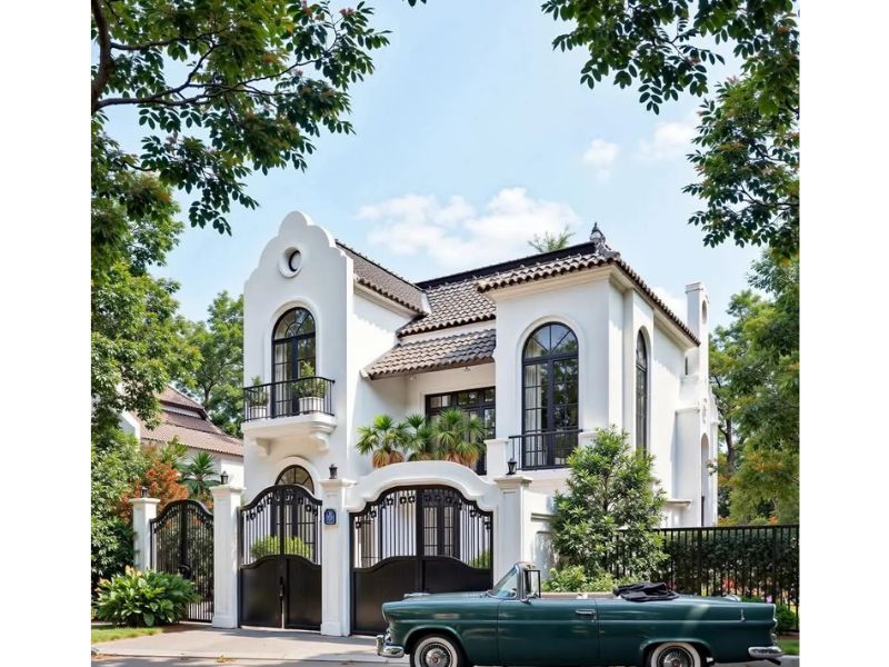 Đường nét cong vòm uyển chuyển mang đậm dấu ấn Đông Dương 