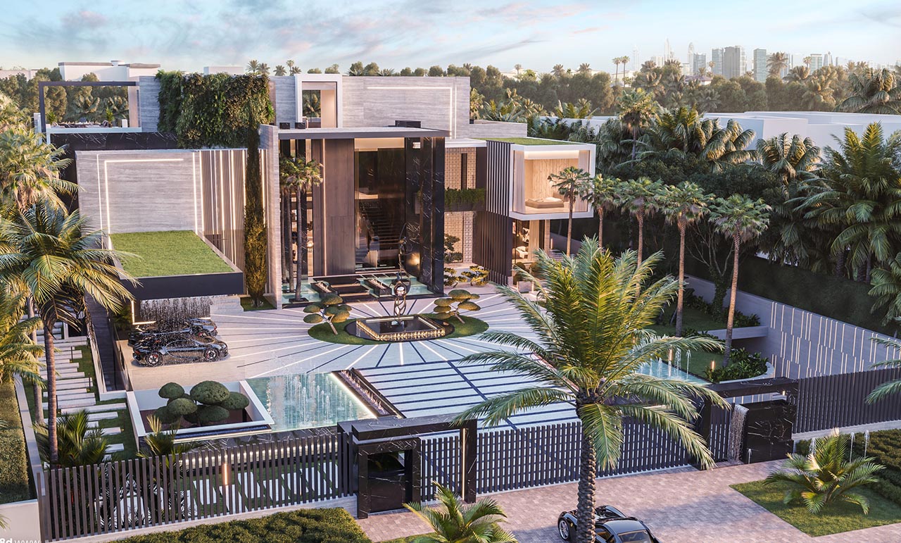 Mẫu biệt thự nhà 3 tầng 300m2 sang trọng cho khuôn viên rộng rãi