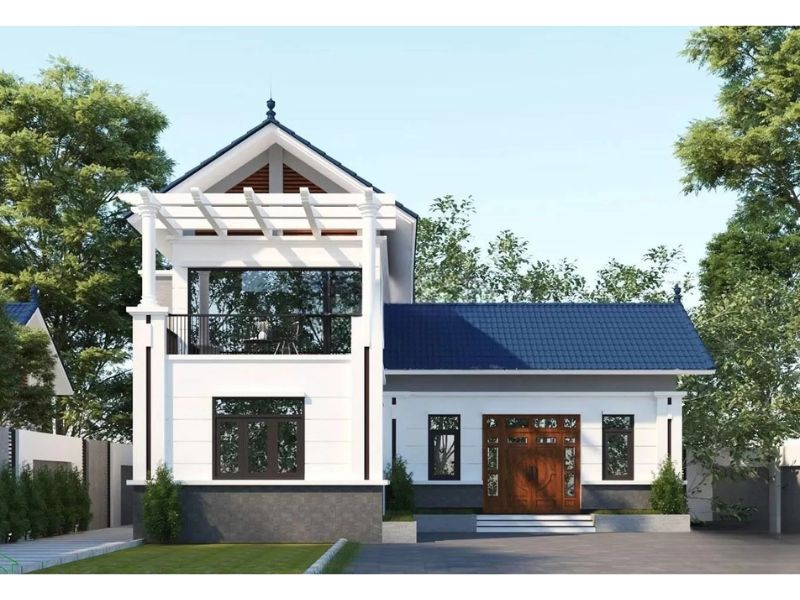 Nhà 2 tầng 80m2 mặt tiền rộng 10m