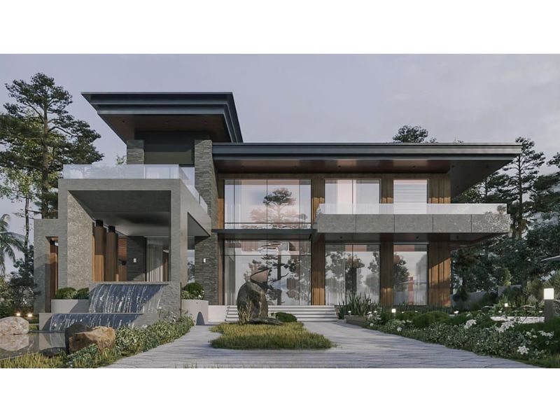 Biệt thự 2 tầng 6 phòng ngủ đẳng cấp sang trọng