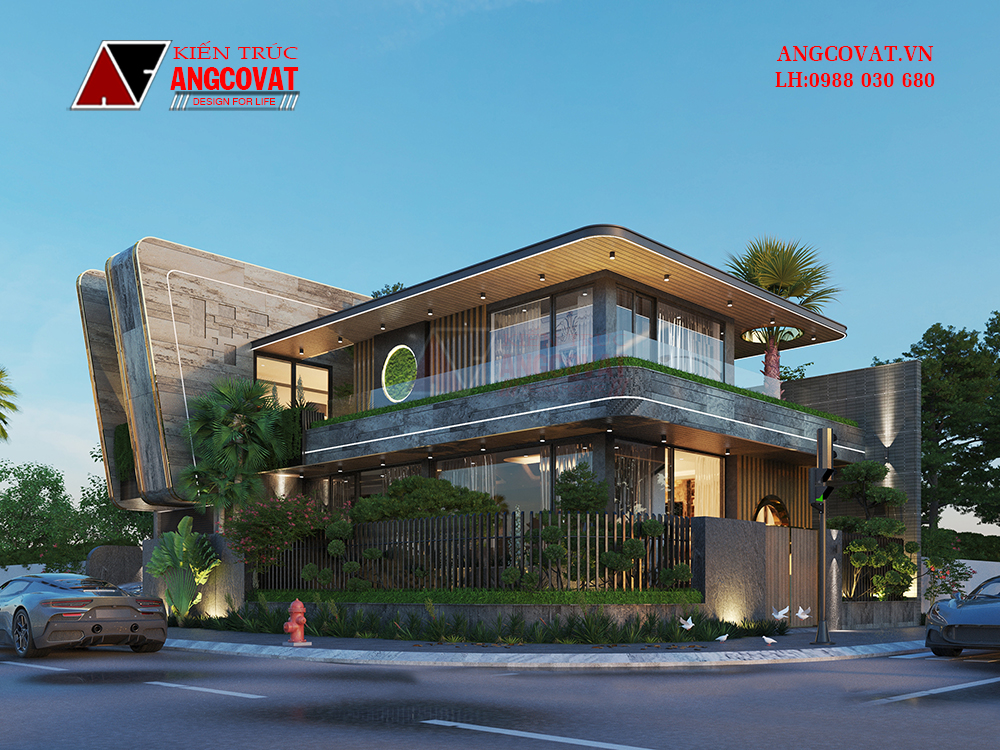 Ấn tượng với hình ảnh biệt thự hiện đại 150m2 đẹp 