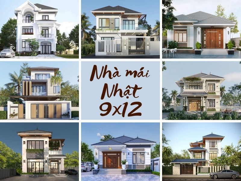 Giới thiệu các mẫu nhà mái Nhật 9x12 đẹp 